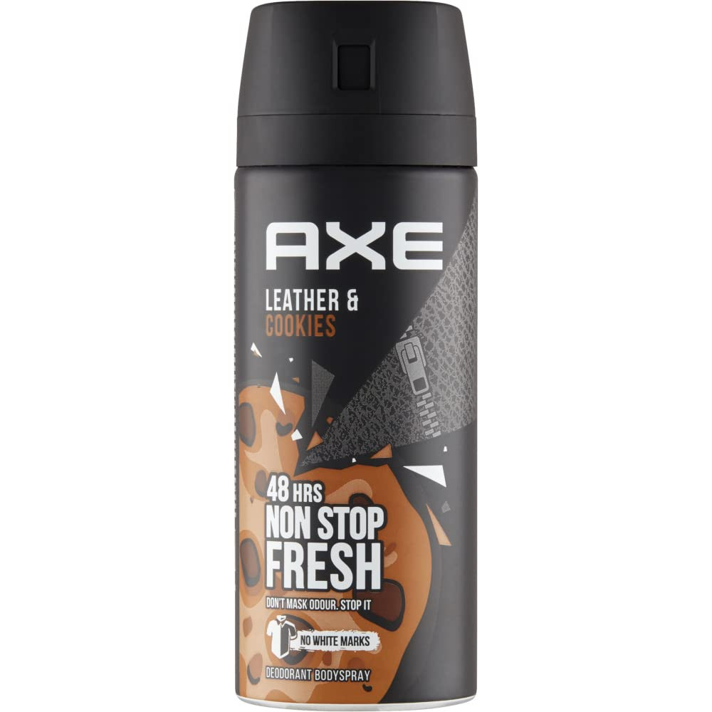 Domestos Axe Deo Spray Collision Leather & Cookies Senza alluminio (A1t)