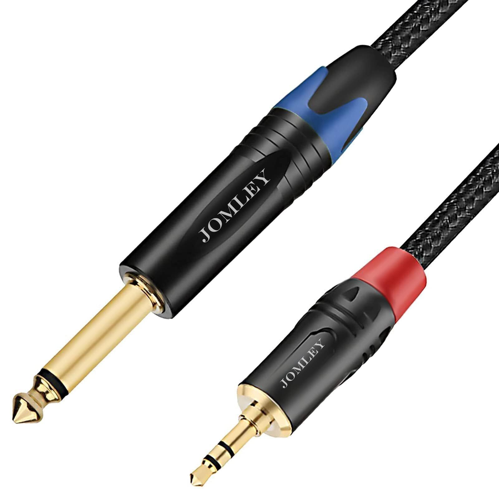 JOMLEY Cavo Jack 3,5mm to Jack 6,5mm, 6,35mm Mono a 3,5mm Stereo (Z3e)