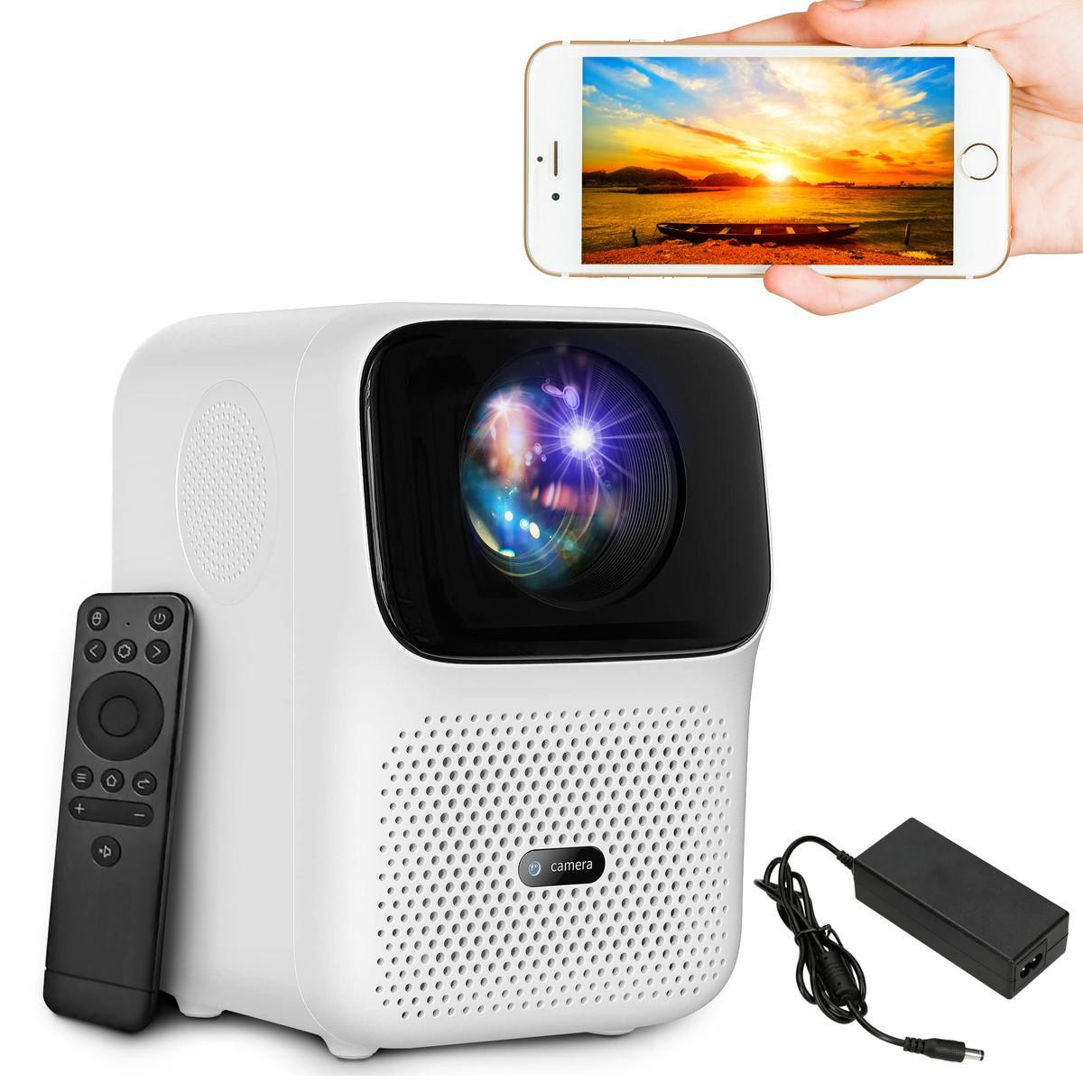 Wanbo T4 | Proiettore | Android 9.0, Full HD, 1080p, WiFi, 1x HDMI, 1x USB