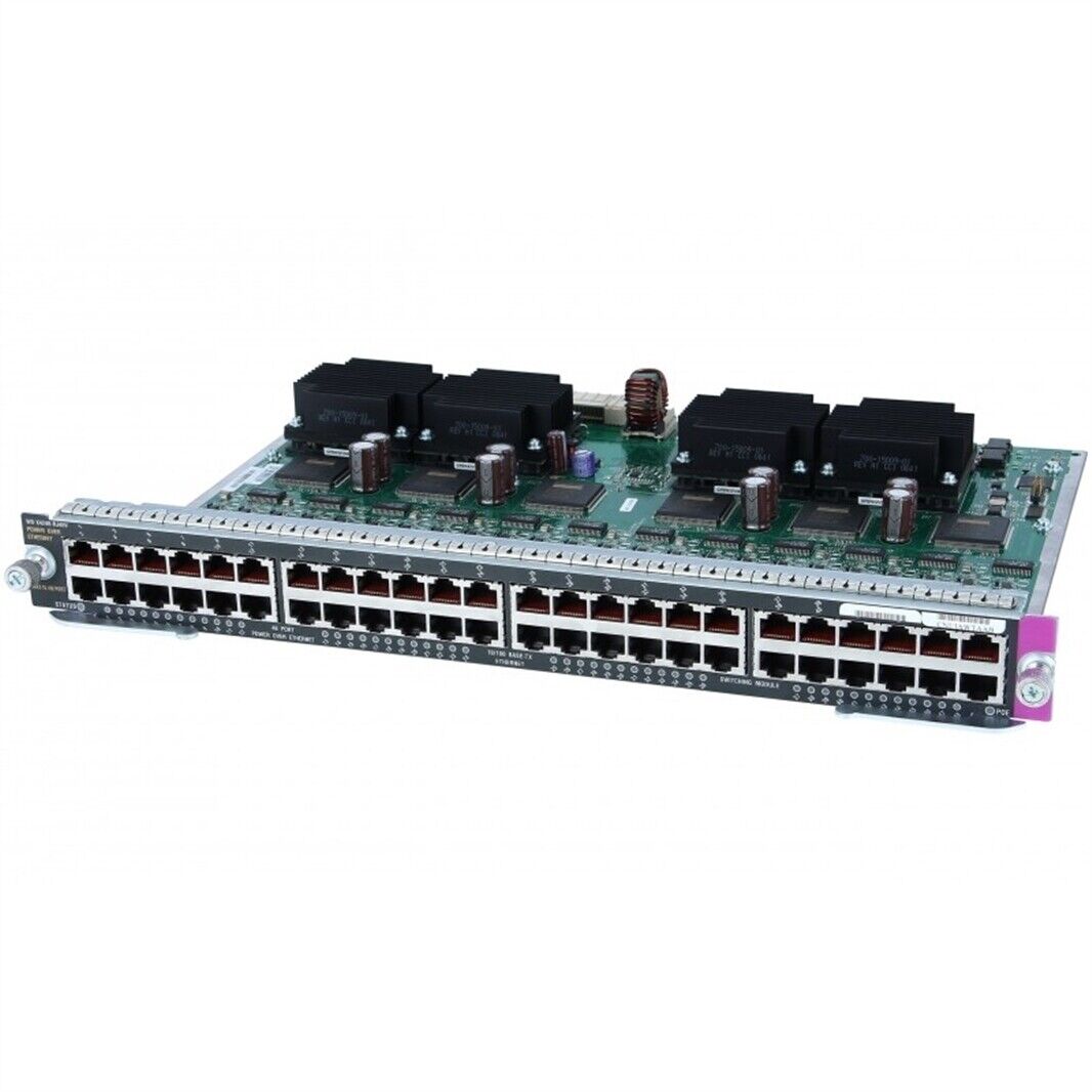 Cisco WS-X4248-RJ45V Catalyst 4500 Poe 802.3af 10/100