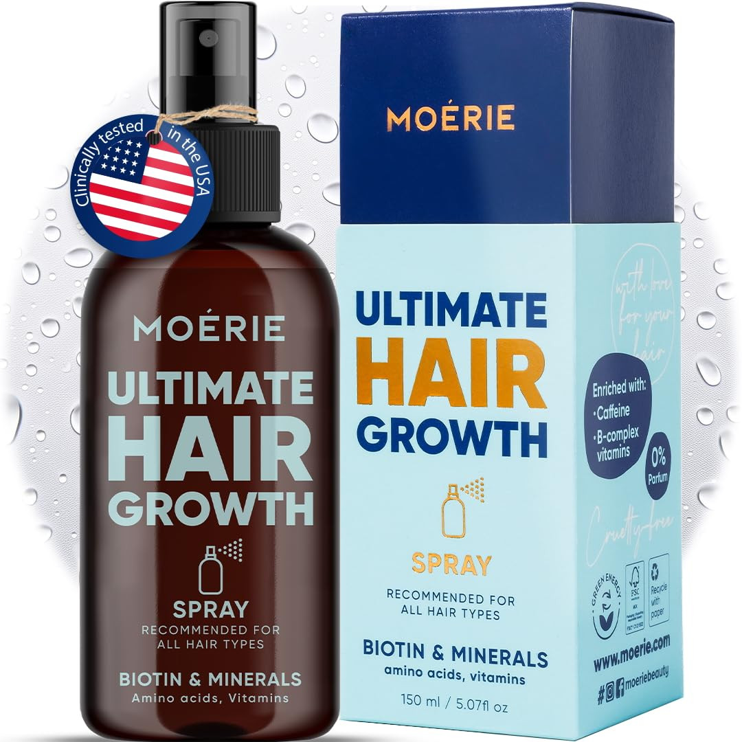 Moerie Ultimate Mineral Hair Growth Spray – For Longer, Thicker, Fuller (N4H)