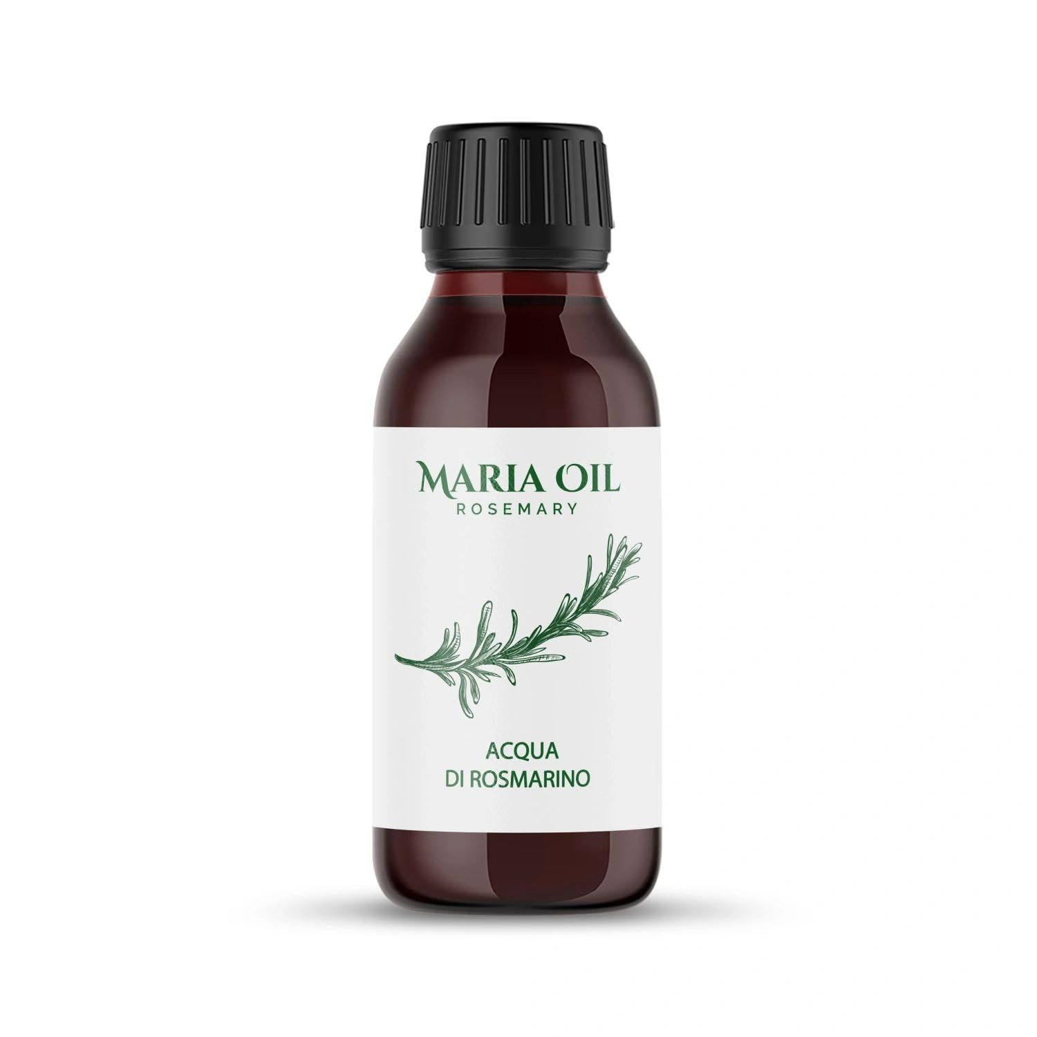 Acqua di Rosmarino idrolato 200 ml Stimola la Crescita dei Capelli, (A5i)