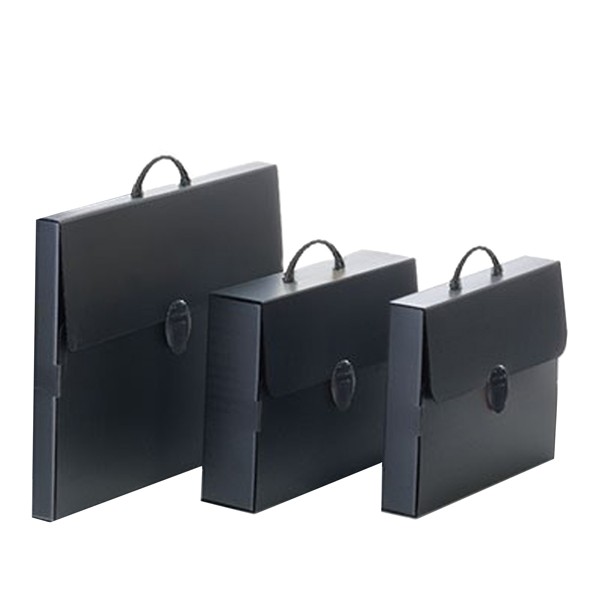 Valigetta in Polionda Every Line Total Black Balmar 2000 - 27x37,5x5 cm - PF1420