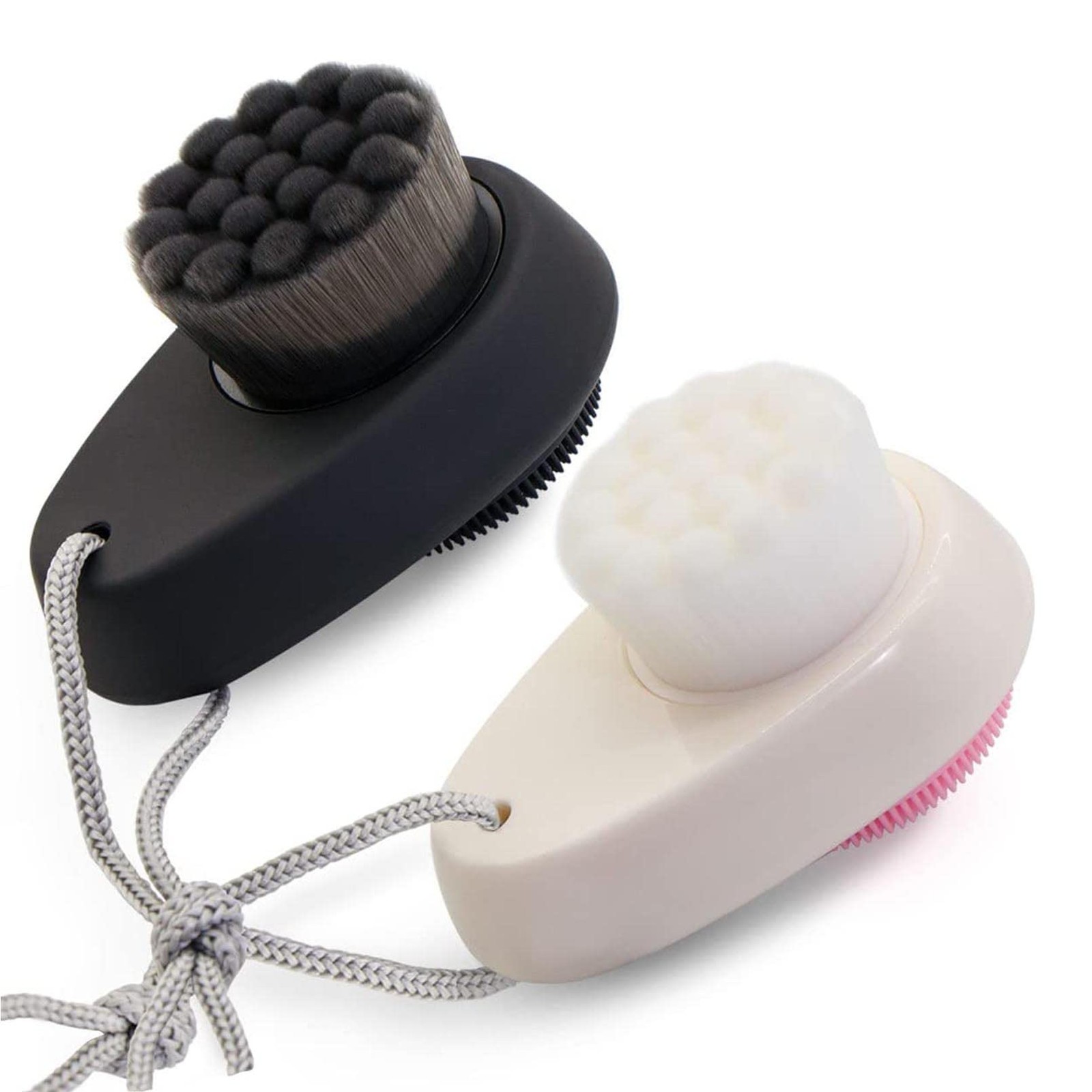 spazzola per la pulizia del viso in silicone,spazzola viso,pulizia (b0n)