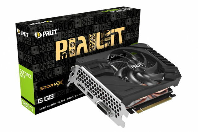 Palit GeForce GTX 1660 Ti StormX OC 6GB GDDR6 Scheda Grafica