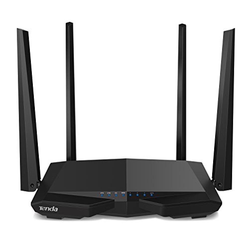 (TG. Ethernet) Tenda, Router WI-FI Dual Band Gigabit Nero Ethernet - NUOVO