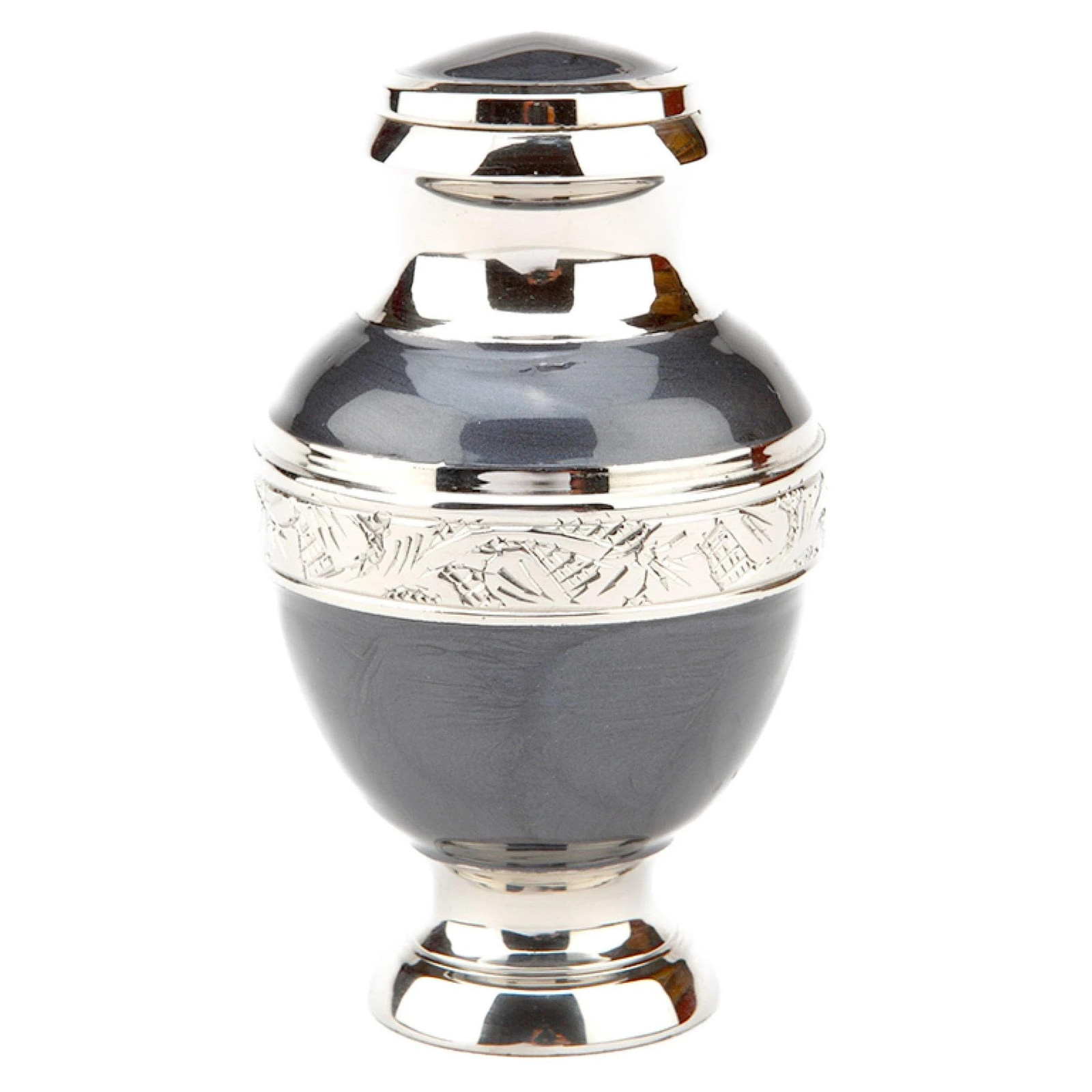 Urns UK Epping Grey - Urna per ceneri di cremazione (s9O)