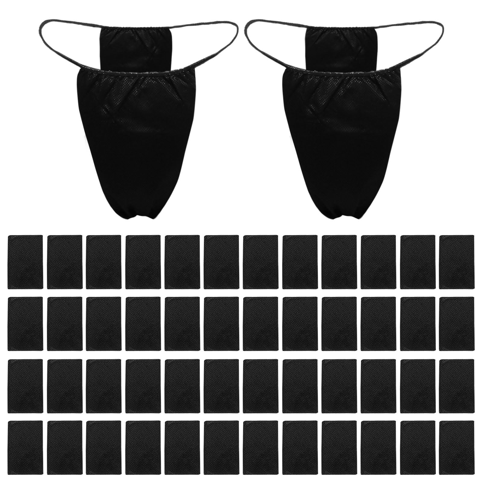 FUIPVGI 50 Pezzi Tanga Donna Monouso, Tanga e Getta, Tanga Monouso (L5w)