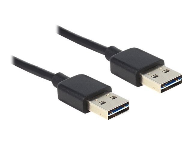 Delock 5m USB 2.0 A 5 m USB A USB A USB 2.0 Maschio/Maschio Nero Cavo 83463