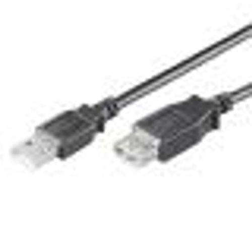 CAVO PROLUNGA USB 2.0 A/A M/F 3.0 mt NERO