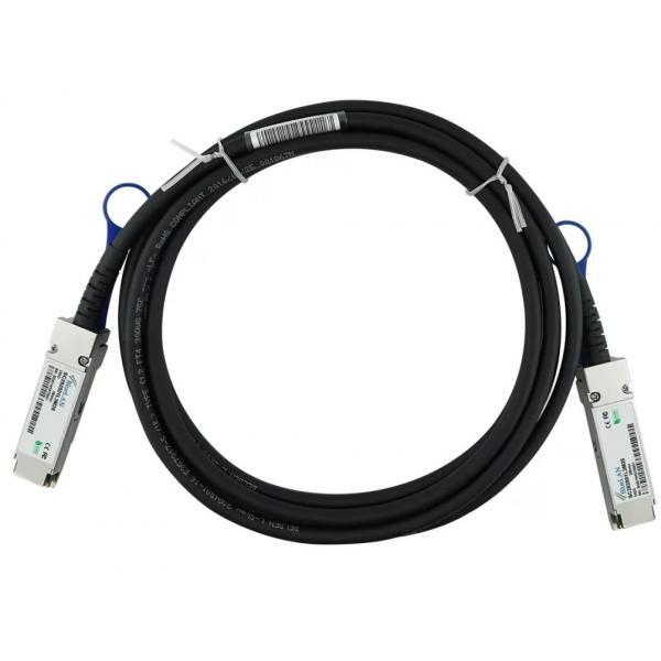 BlueOptics QSFP28-DAC-5M-IB-BL cavo InfiniBand Nero