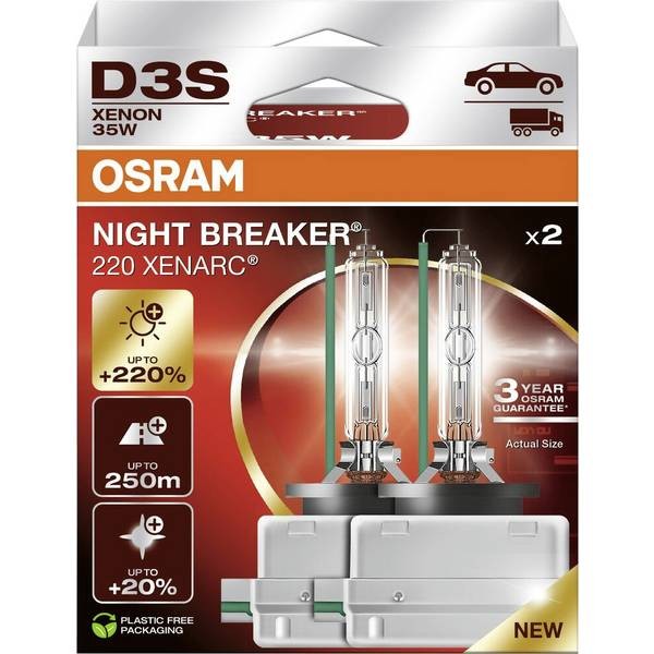 OSRAM 66340XN2-2HB   Lampadina allo Xeno XENARC NIGHT BREAKER® 220 D3S 35 W 42 V