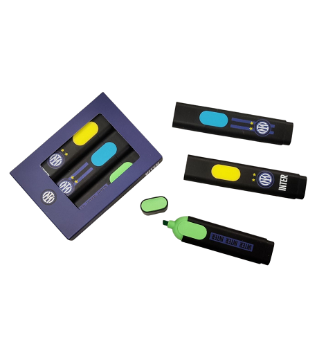 Set 3 evidenziatori Inter