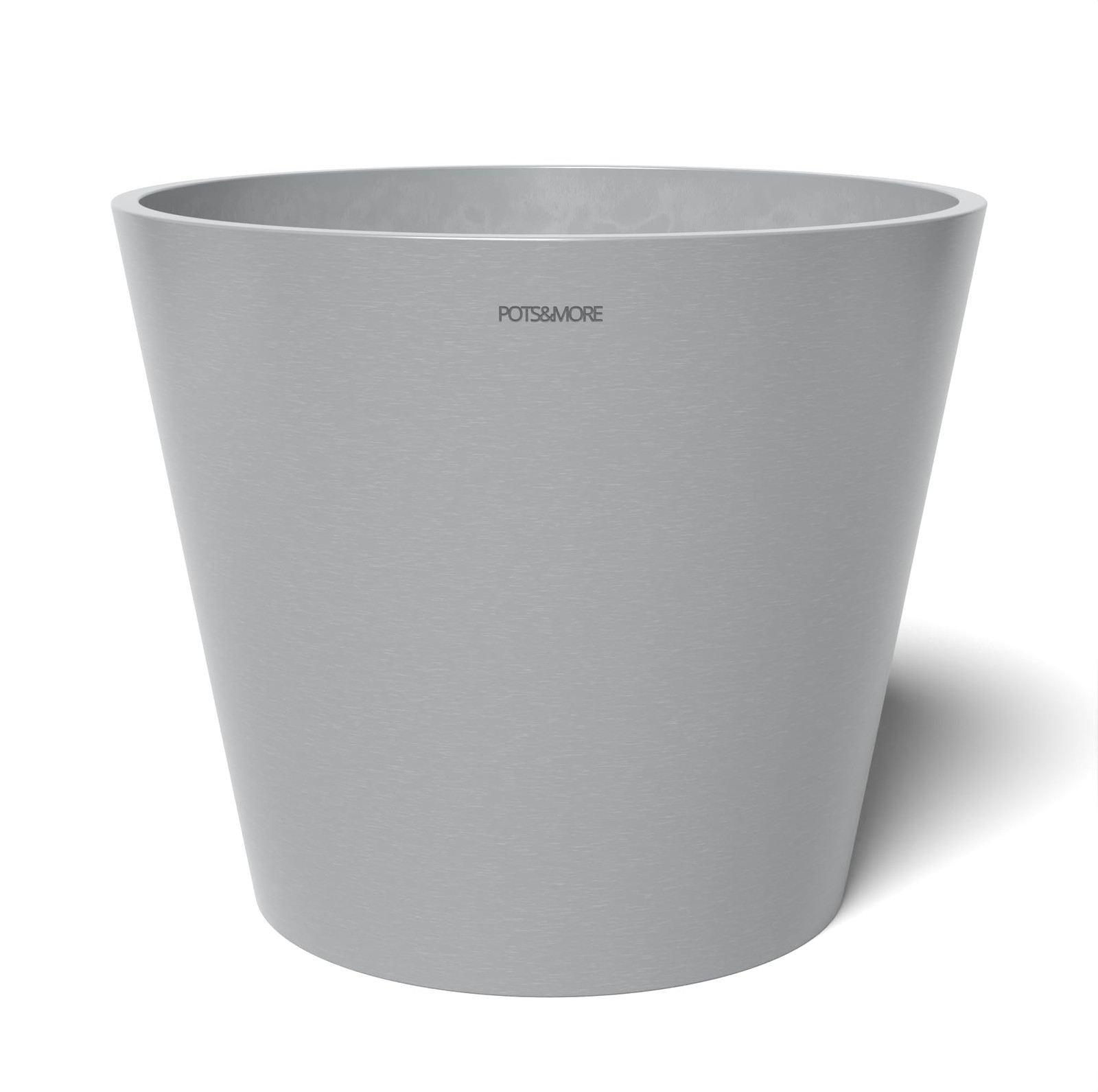 POTS&MORE Vaso Umo 30 (ø 30 cm, design elegante, colore grigio (T5s)