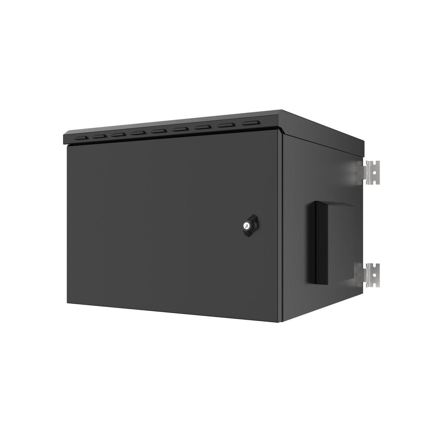 LOGON RWMIP55W07U60B rack 7U Da parete Nero (19 7U IP55 Wall mount - Cabinet 600