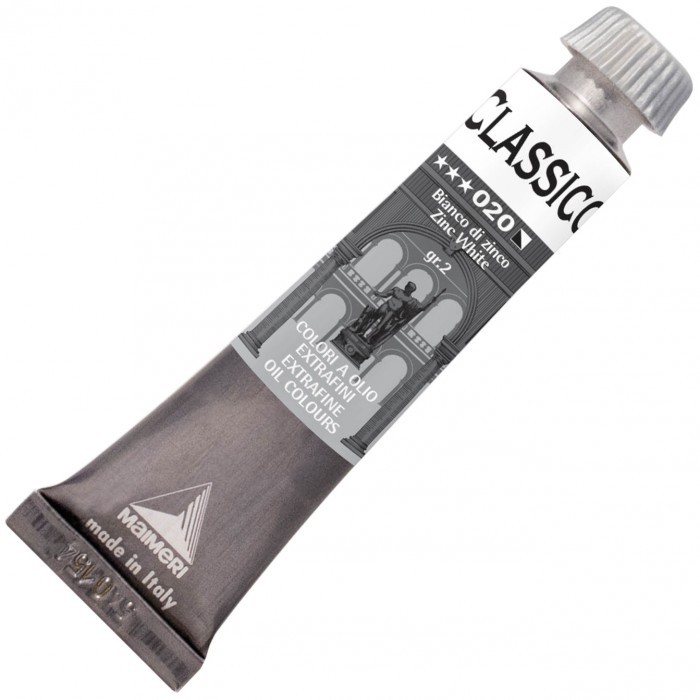 Colore a Olio Extrafine Maimeri - 20 ml - M0302020 (Bianco di Zinco)