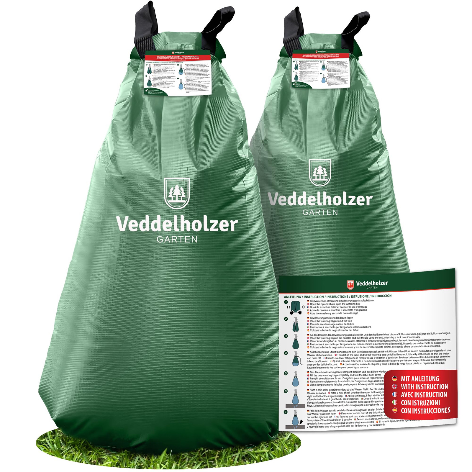 Veddelholzer 2 x 75 l sacchetto per l'irrigazione degli alberi (L0W)