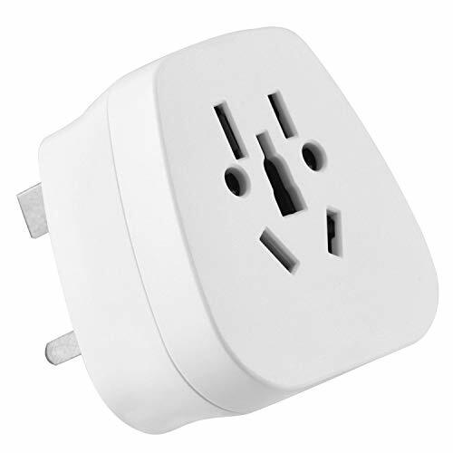 Electraline 70043 Adattatore da Viaggio, Bianco (M6W)