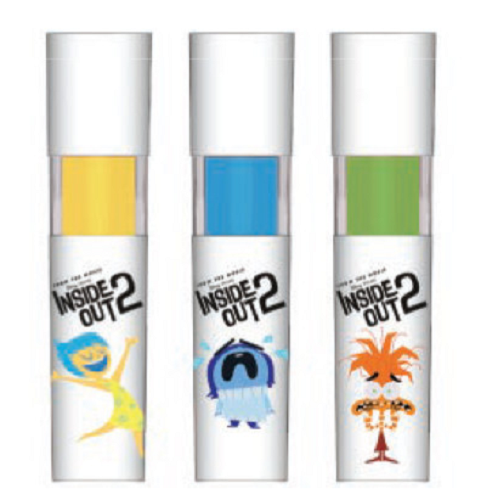 Set 3 evidenziatori fluo  INSIDE OUT 2