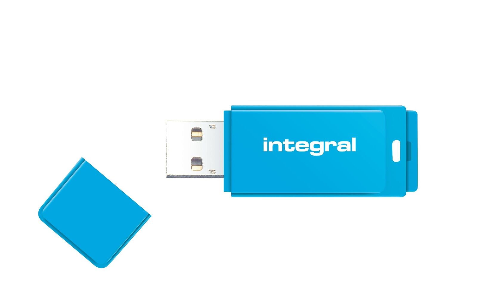 Integral 8GB USB2.0 DRIVE NEON BLUE unit  flash USB USB tipo A 2.0 Blu (8GB USB2