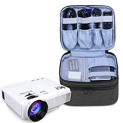Luxja Borsa per Mini Proiettore APEMAN, Elephas, QKK e Dr.Q, Custodia per (Z2v)