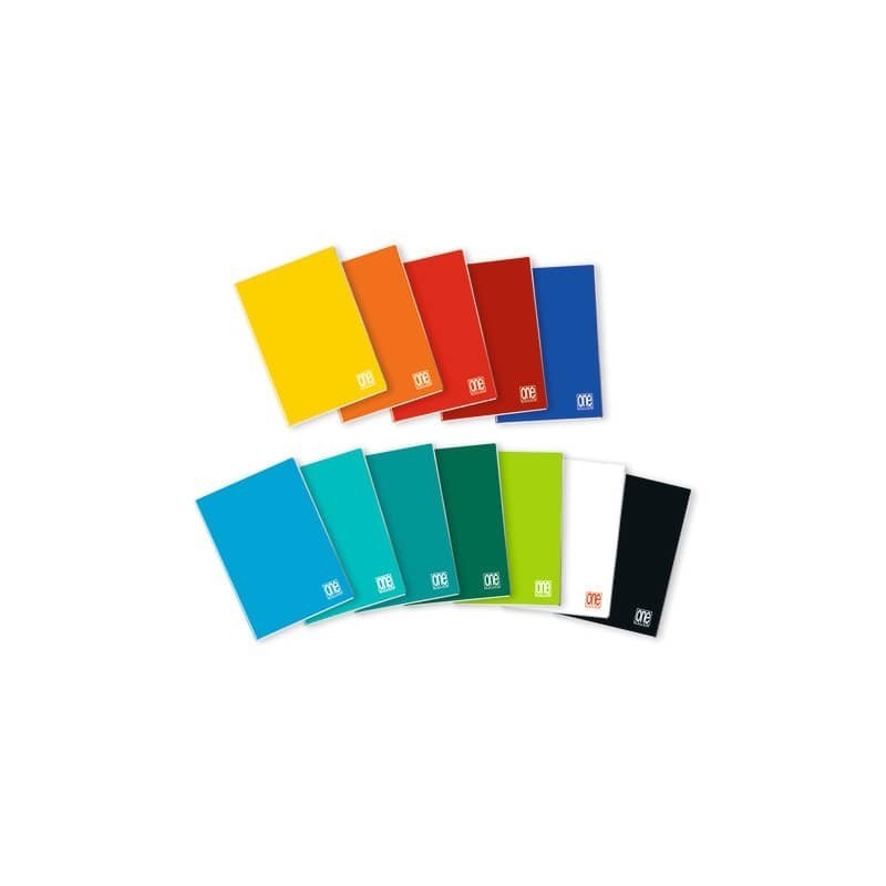 Quaderno Maxi One Color A4 - 80 g/m2 - 20+1 ff - bianco 1418