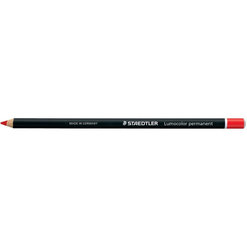 Matita vetrografica Staedtler Lumocolor Permanent Glasochrom 108 20 rosso 108 20