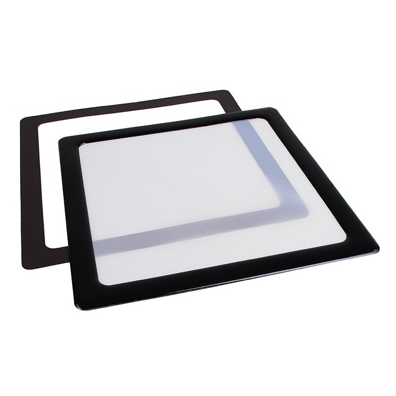 DEMCiflex Staubfilter 120mm quadratisch black/white black; white DF0381