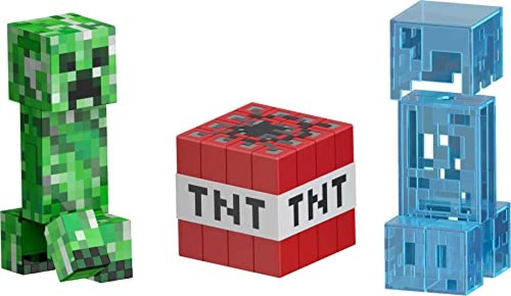 Minecraft Creeper - Creeper Livello Diamante, giocattolo da collezione da 14 cm