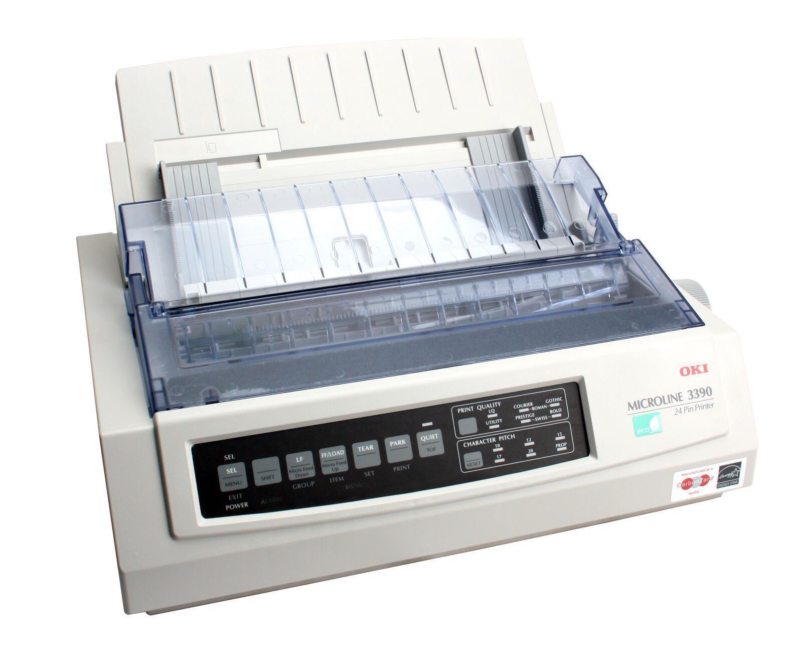 Stampante OKI Microline ML3390 Eco Ago 1308401 (tecnologia di stampa a 24 pin, 3