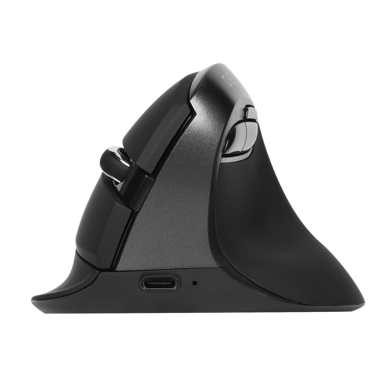 DeLUX Mouse Verticale Wireless, Mouse Ergonomico Ricaricabile, Click Silenzioso,