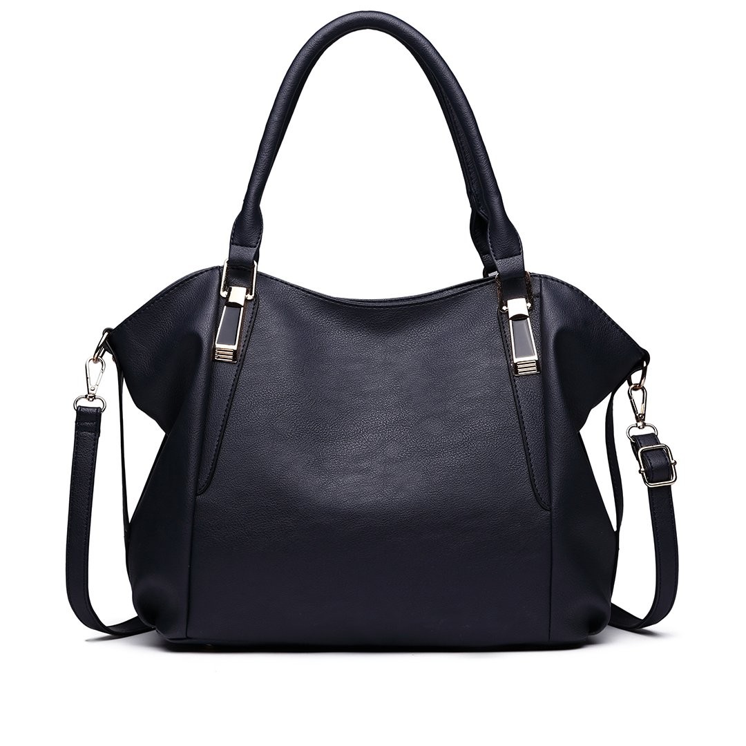Miss Lulu Borsa Tracolla Donna, Borsa Donna Grande, Tote Bag in PU Pelle, (Z5v)
