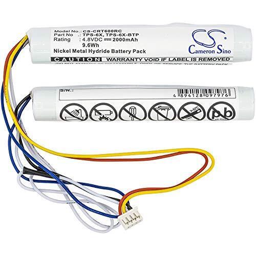 TECHTEK batterie compatibile con [Crestron] TPS-6X Wireless Touchpanel, (Y9f)