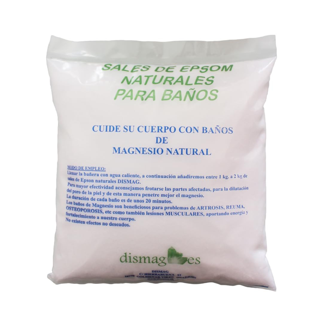 Sali di Epsom per il bagno. Sale di Epsom formato sacchetto 4 kg. Bagno e (g3o)