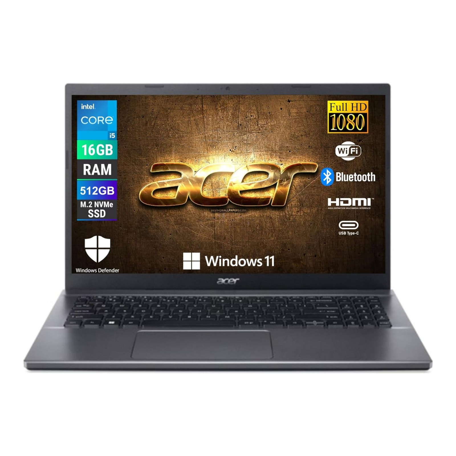 Notebook Pc Portatile Acer Extensa 15 i5-1235u 15.6" Ram 16Gb SSD 512Gb Win 11 P
