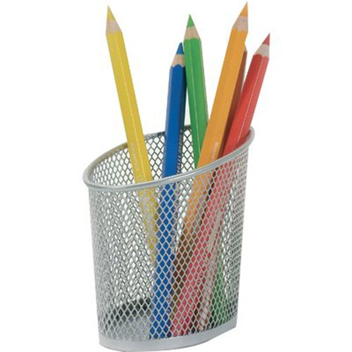 Portapenne in Rete Metallica Mesh Alba - MESHCUP/M (Argento)
