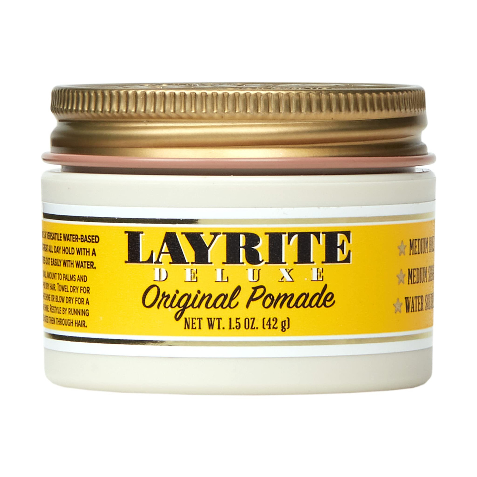 Layrite Pomata Originale 42g | Tenuta Media | Solubile in Acqua | (c0J)