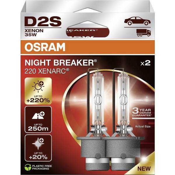 OSRAM 66240XN2-2HB   Lampadina allo Xeno XENARC NIGHT BREAKER® 220 D2S 35 W 85 V
