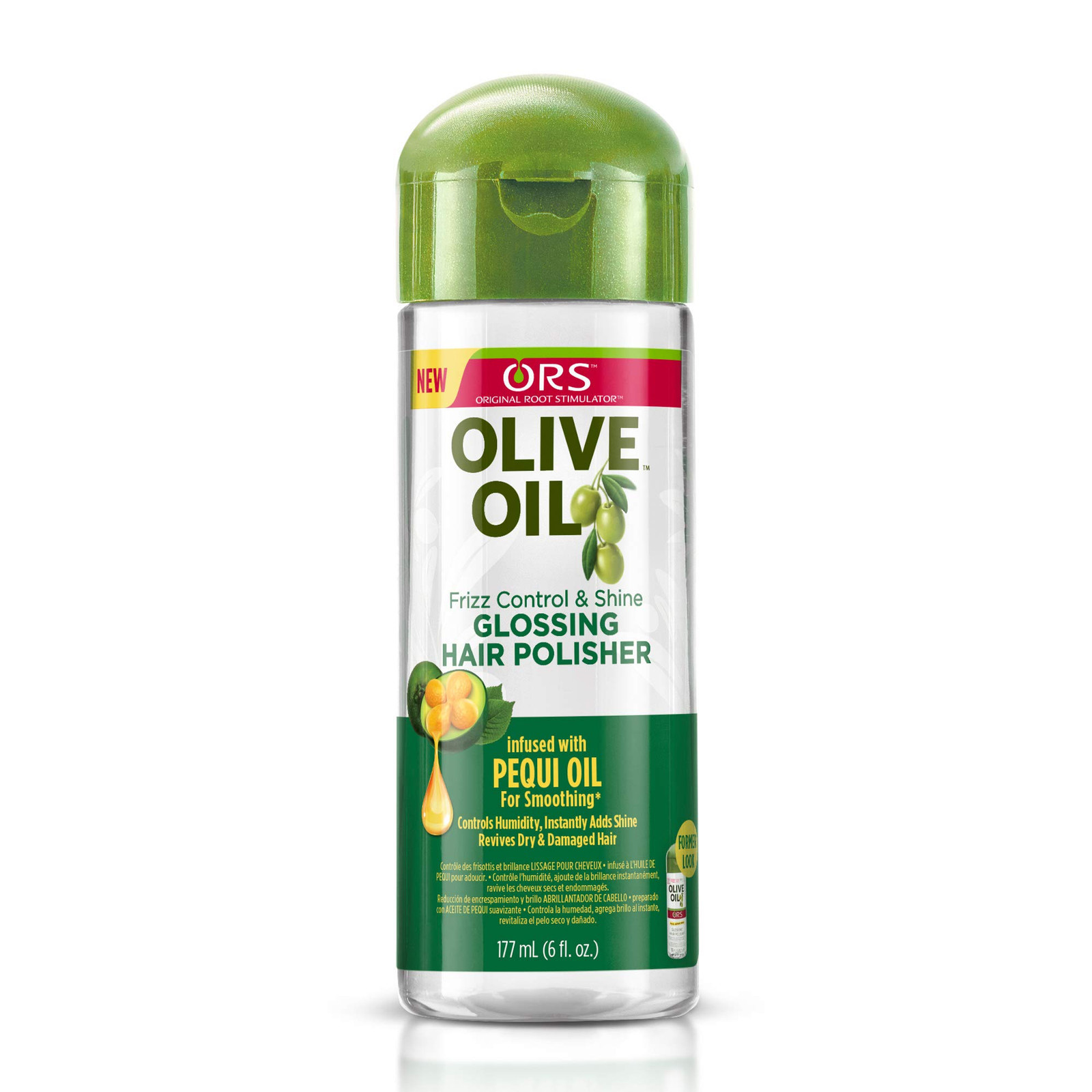Ors Olive Oil Anti-Frizz Glossing Polisher 6oz Bonus by Organic Root (F3i)