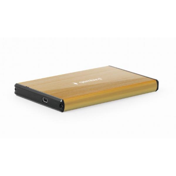 Techmade BOX ESTERNO PER HD 2,5" SATA USB 3.0 (EE2-U3S-3-GL) ALLUMINIO GOLD