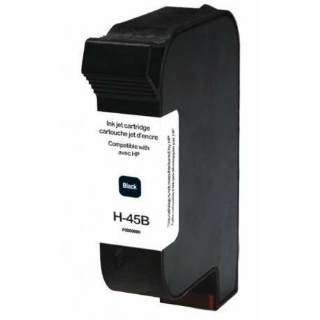 HP45-51645AE Cartuccia Rigenerata Nero Per  Hp  DesignJet 750C PLUS