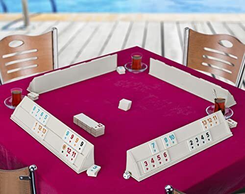 Original Rummy / Okey aus Plastik mit MELAMIN Steine Plastik Okey TAKIMI (v6s)