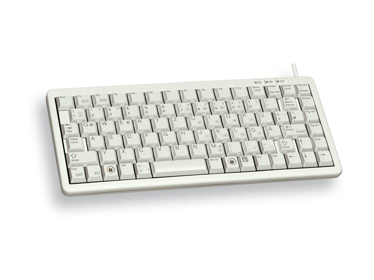Cherry Slim Line COMPACT-KEYBOARD G84-4100 Tastiera 86 tasti G84-4100LCMUS-0
