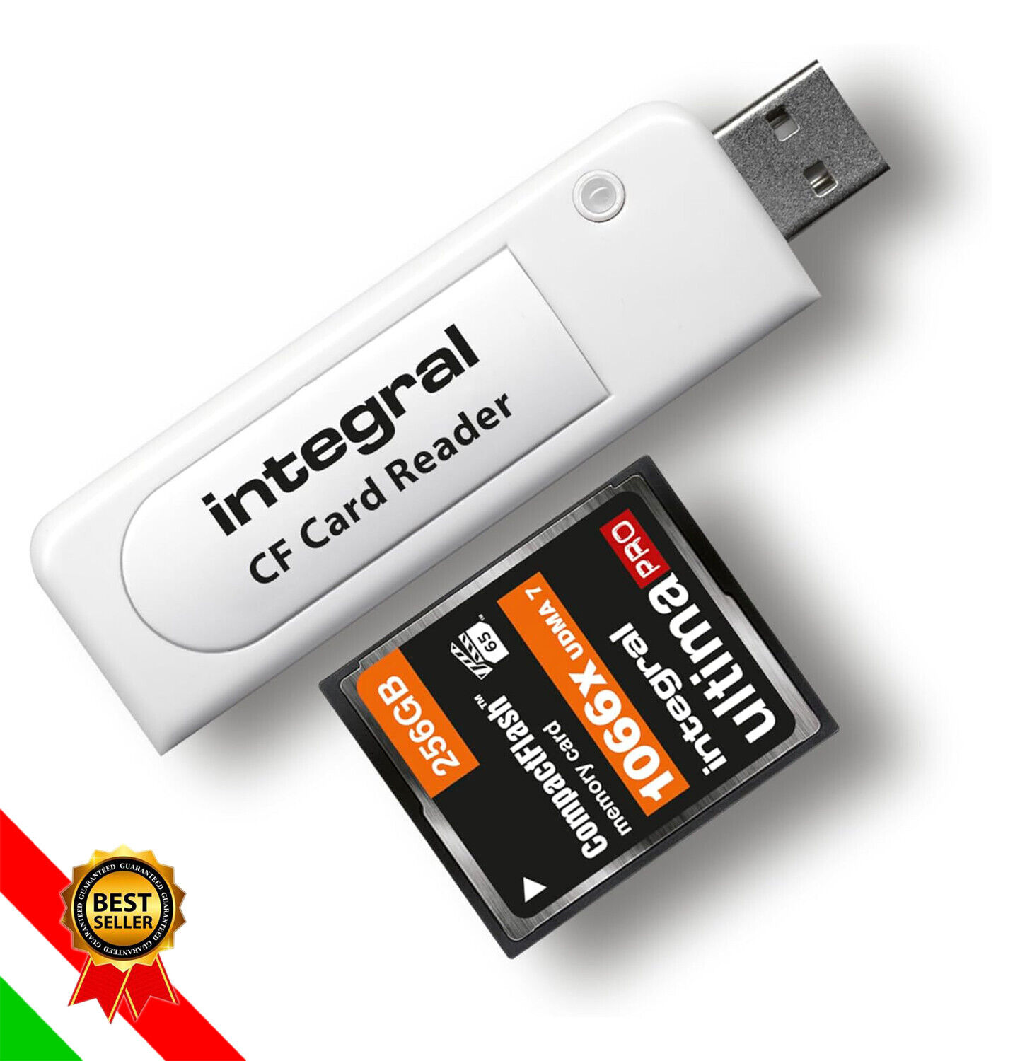 Integral Single Slot Usb Compact Flash Card Reader