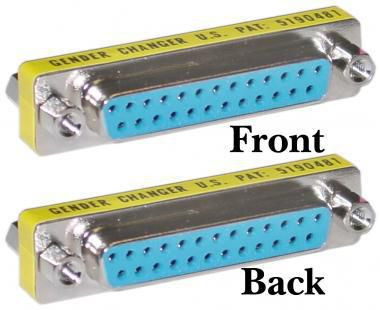 MicroConnect Mini Gender DB25 F/F  DB25 Female to Female