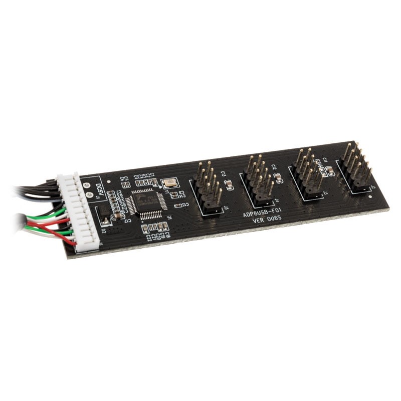 Pro Gamersware PGW-AC-KOL-004 USB 2.0 Molex USB 2.0 Nero Plastica 95 mm 12 mm
