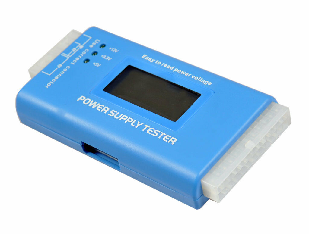 *Zs- Tester Digitale per Alimentatori Deskotop ATX Molex e Sata  Display LCD