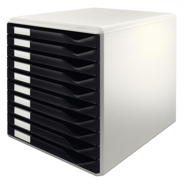 3161877 Leitz Esselte-Leitz LEITZ Schubladenbox Formular-Set, 10 Schübe, lichtgr
