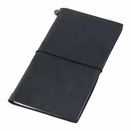 MIDORI TRAVELER'S Notebook Blu (Regolare Misura) Cancelleria Pelle Nuovo Da