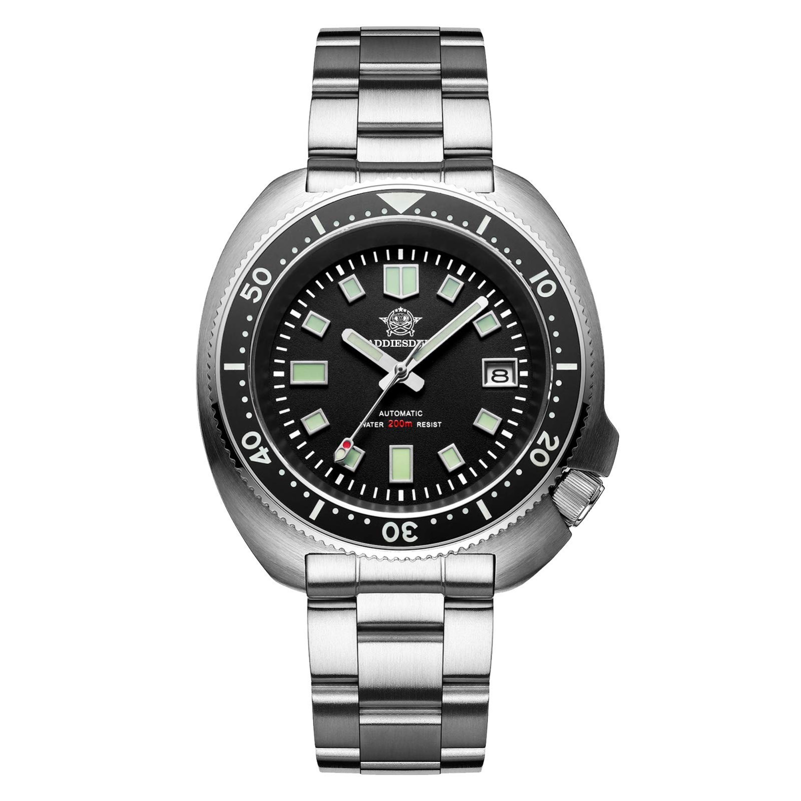 ADDIESDIVE Orologio Automatico Uomo Luminescente Orologi Subacquei in (e5W)